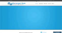 Desktop Screenshot of manavgatweb.com